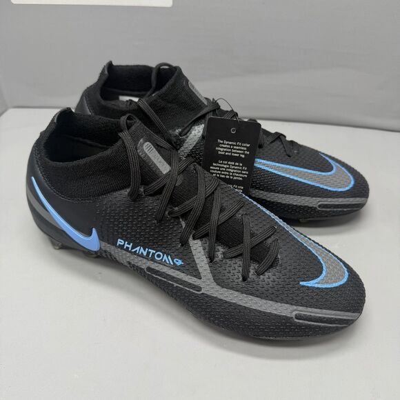 Nike Phantom GT2 Elite FG ACC Black Blue Soccer Cleats CZ9889-004 Men Sz 6 NEW main image 13